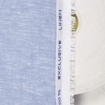 Sky blue linen fabric