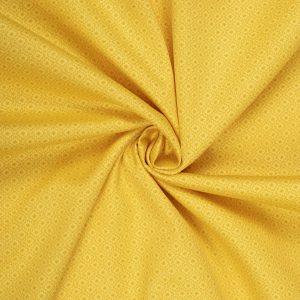 Yellow Print Premium Cotton Fabric