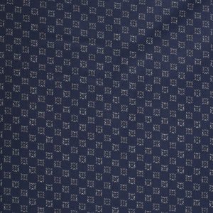 Deep Blue Print Premium Cotton Fabric