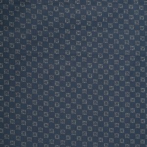 Slate Blue Print Premium Cotton Fabric