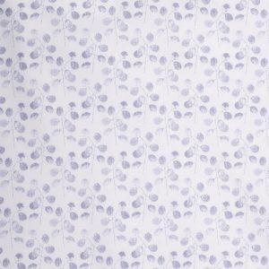 Light Gray Leaf Print Premium Cotton Fabric