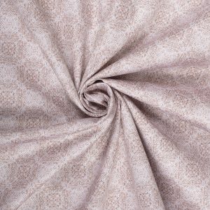 Light Brown Print Premium Cotton Fabric