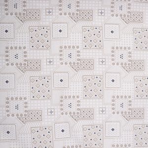 Light Brown Print Premium Cotton Fabric