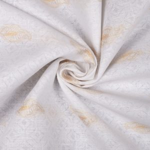 Gray Mix Print Premium Cotton Fabric