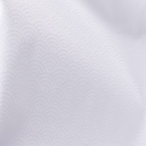 White Self Motif Giza Cotton Fabric