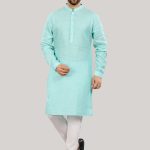 Mint Linen Kurta for Men