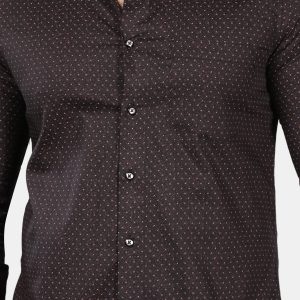 Men's Classic Brown Patterned Shirt