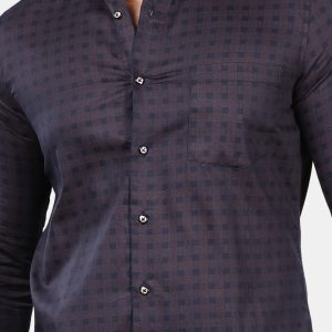 Men's Classic Mahogany Printed Shirt